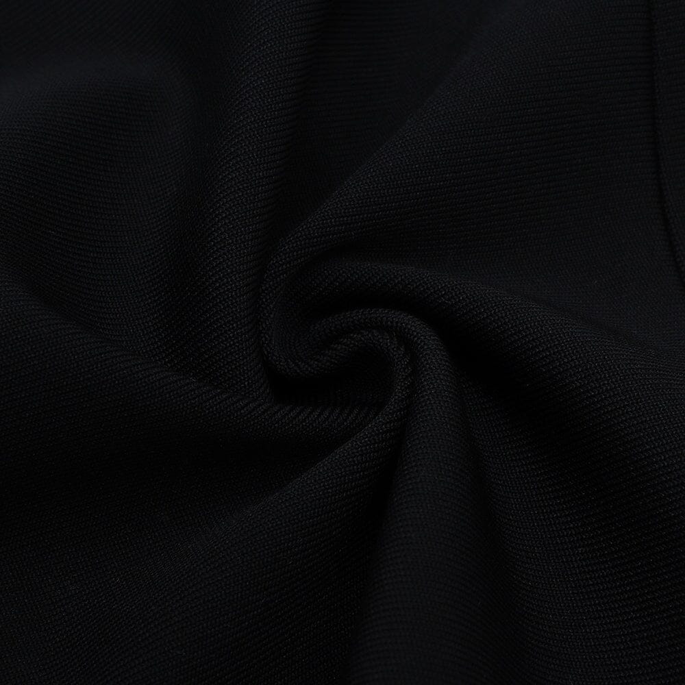 MESH CORSET HALTER MAXI DRESS IN BLACK-Oh CICI SHOP
