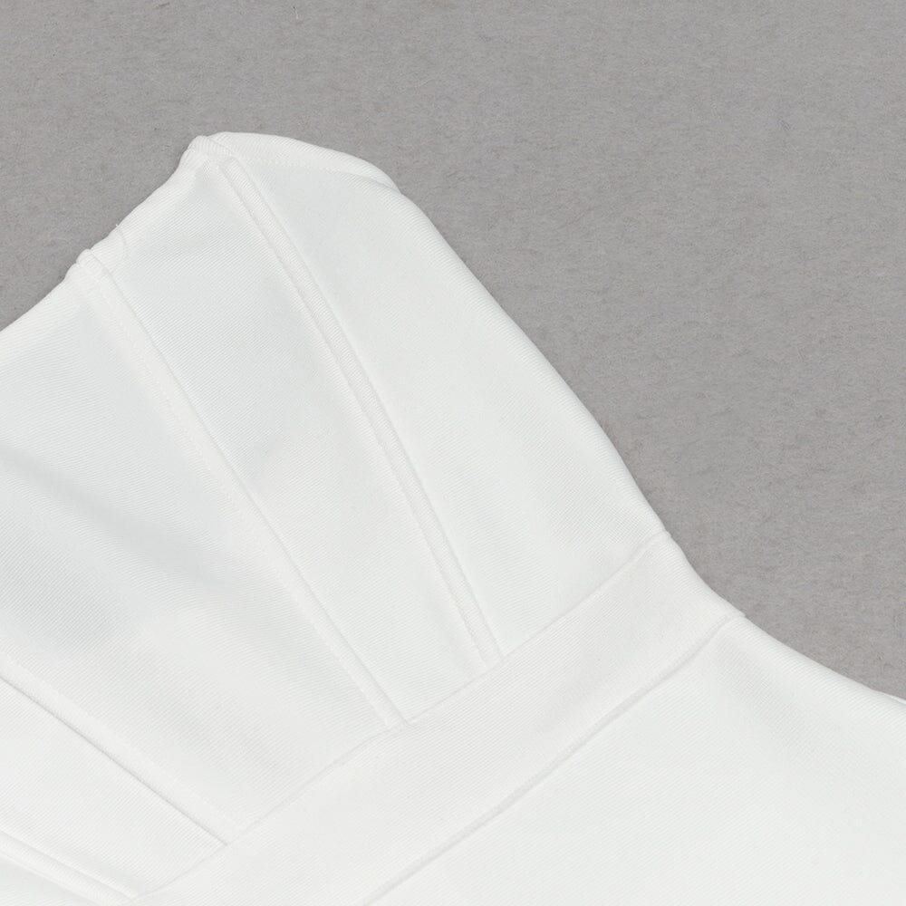 STRAPLESS CORSET MIDI DRESS IN WHITE-DRESS-Oh CICI SHOP