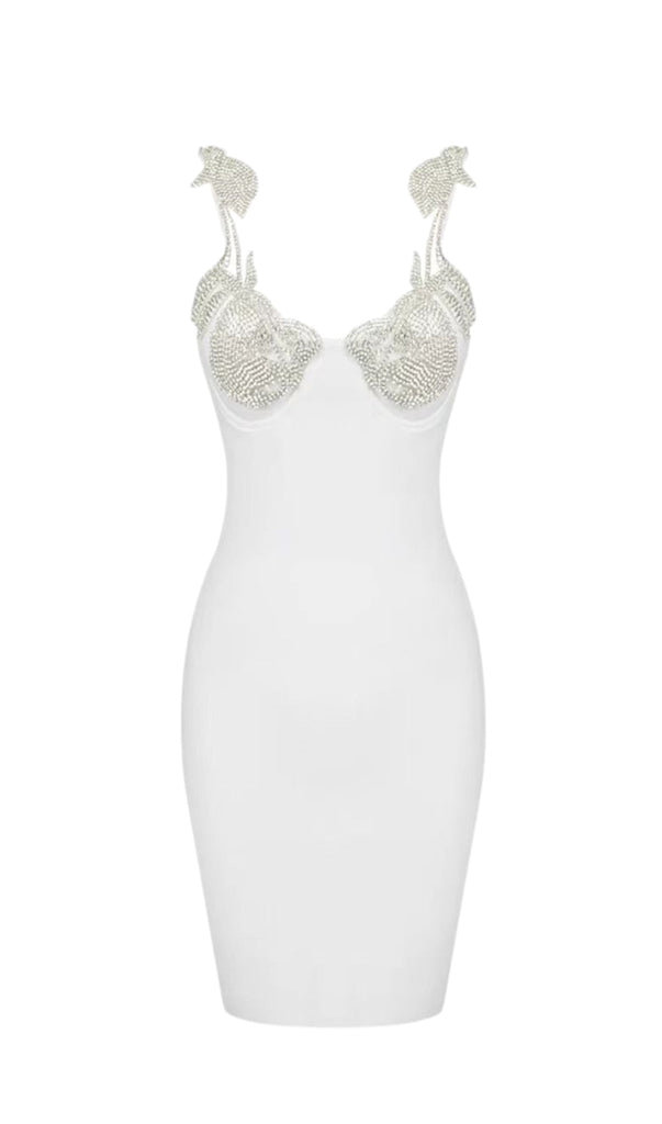 Crystallised Bandage Mini Dress-Dresses-Oh CICI SHOP