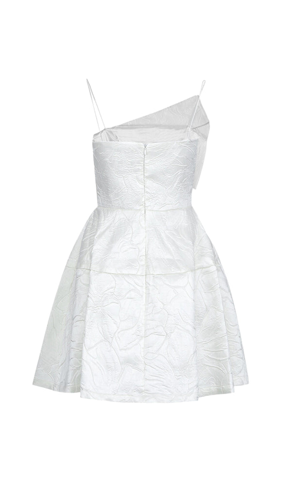 STRAPY HEM MINI DRESS IN WHITE-Dresses-Oh CICI SHOP