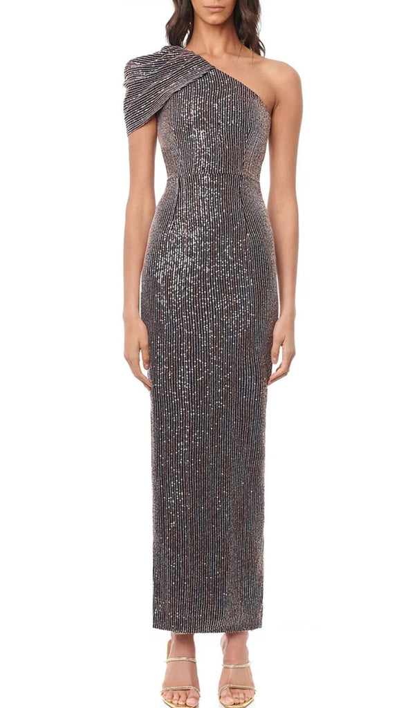 SEXY SEQUINED DRESS IN BLACK-DRESSES-Oh CICI SHOP