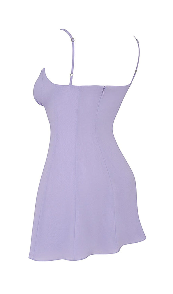 CHRISTIANA LAVENDER MINI DRESS-Oh CICI SHOP