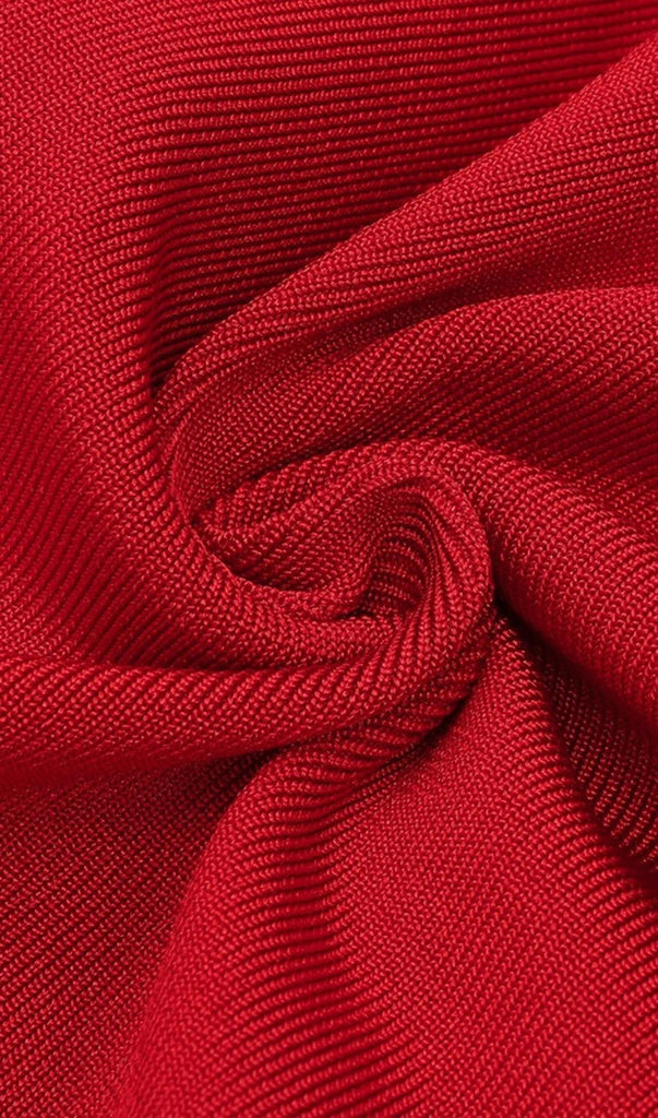 RED MAXI BANDAGE DRESS-Dresses-Oh CICI SHOP