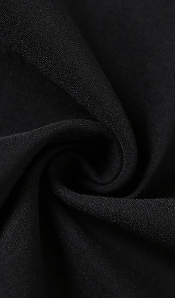 BLACK STRAPLESS MINI BANDAGE DRESS-Dresses-Oh CICI SHOP