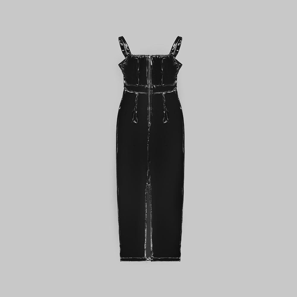 STRAPY BANDEAU MAXI DRESS IN BLACK-DRESS-Oh CICI SHOP