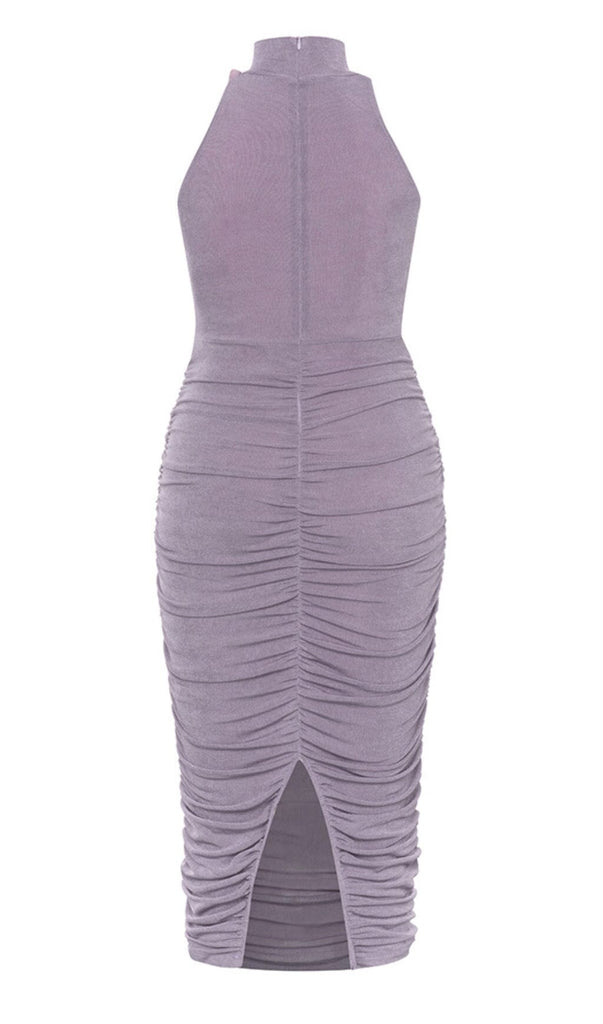 EMBELLISHED BANDAGE MIDI DRESS IN LAVENDER DRESS oh cici 