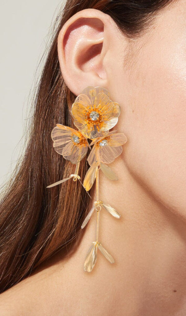 FRANCESCA FLOWER EARRINGS styleofcb 