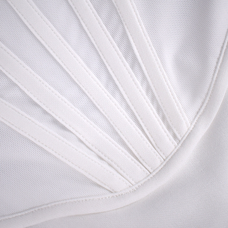 CORSET MAXI DRESS IN WHITE-Dresses-Oh CICI SHOP