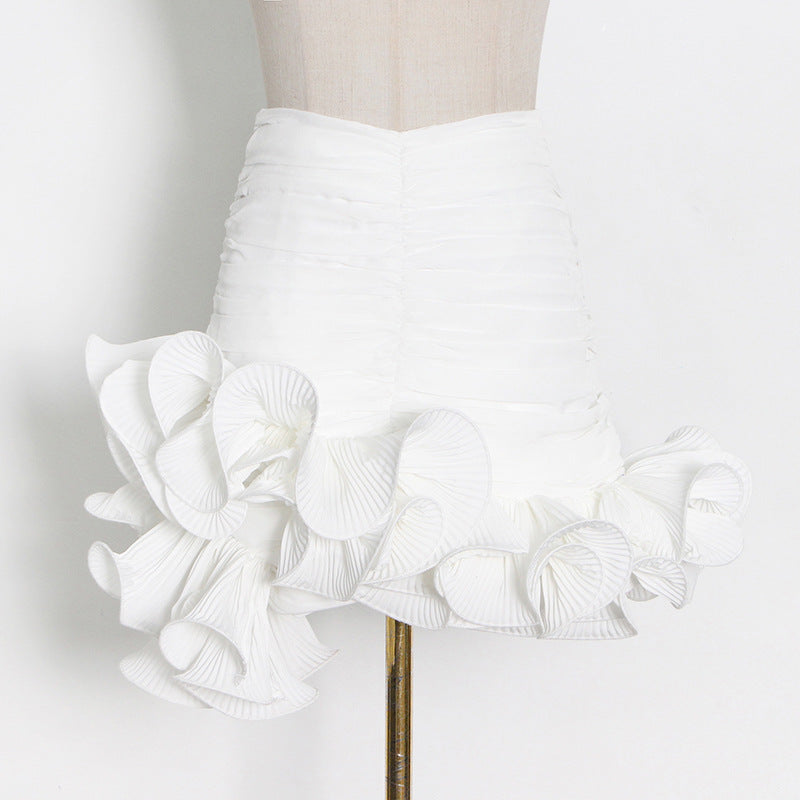 COLIN SKIRT IN WHITE-Skirts-Oh CICI SHOP