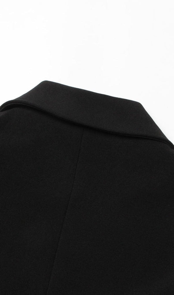 RHINESTONE DETAIL JACKET IN BLACK DRESS OH CICI 